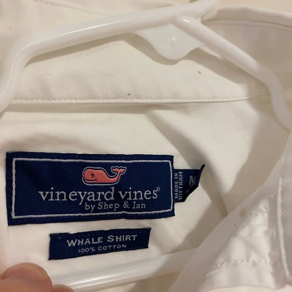 Vineyard Vines White Button Down Shirt - Picture 3 of 4